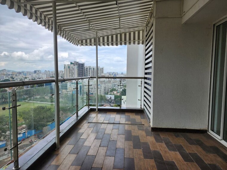 Balcony, park-grandeur 4 Bedroom 2350 Sq.Ft. Apartment In Baner Pune 10773342
