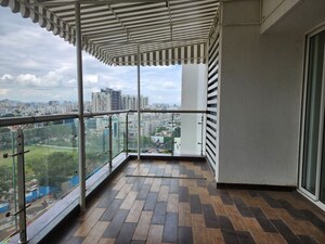 Balcony in 4 BHK Apartment at Park Grandeur, Baner – for Rent