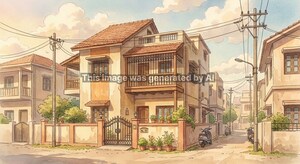 Independent House – Exterior View View at Karanj - for Sale