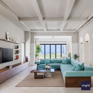 Living Room in 3 BHK Builder Floor at Rohini Sector 7 – for Sale