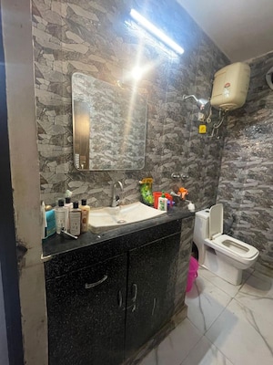 Bathroom in 3 BHK Builder Floor at Vikas Puri – for Rent