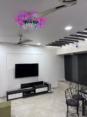 Living Room in 2 BHK Apartment at Vedant Complex CHS, Samata Nagar – for Rent