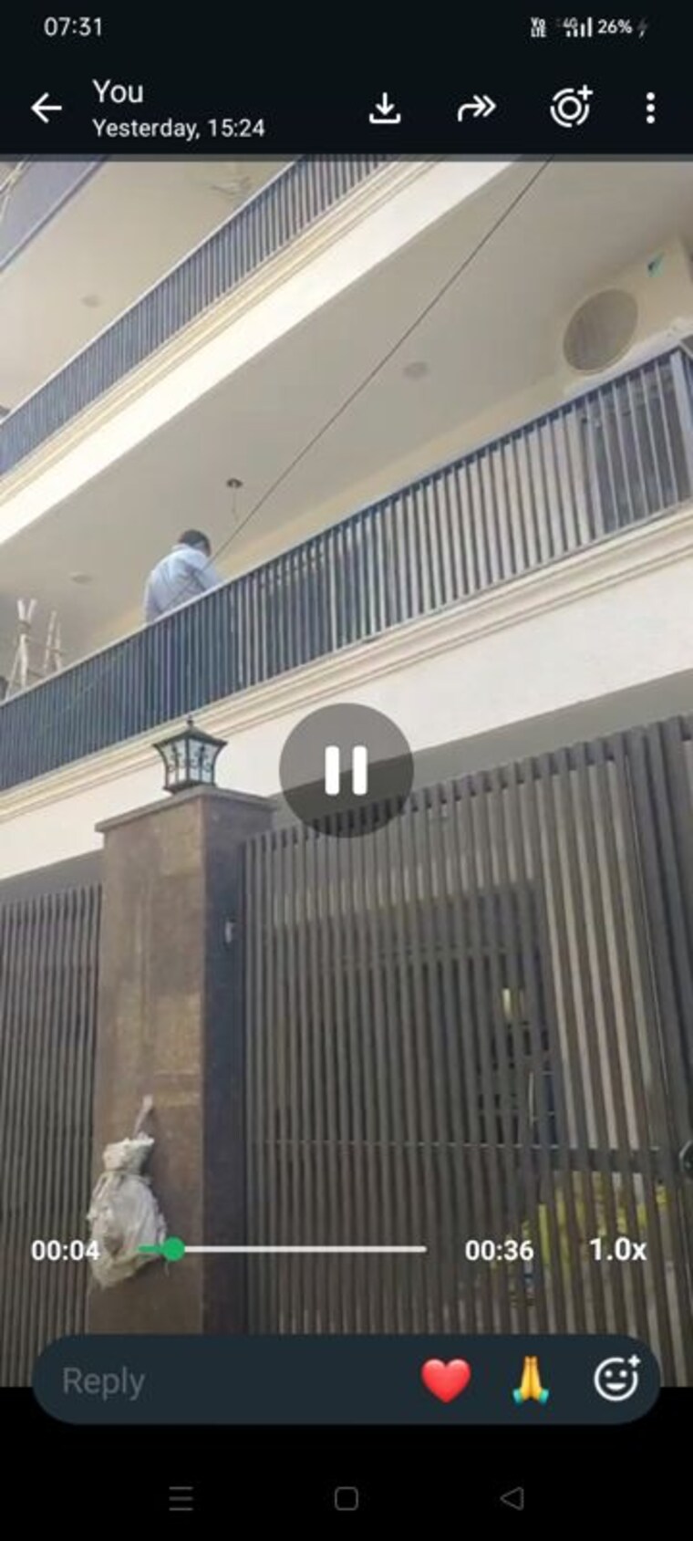Balcony, hauz khas  188 Sq.Yd. Builder Floor In Hauz Khas Delhi 10773505