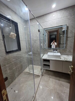Bathroom in 3 BHK Builder Floor at Saket – for Rent