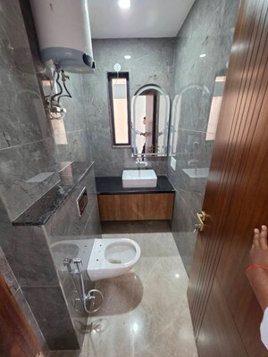 Bathroom in 3 BHK Builder Floor at Saket – for Rent