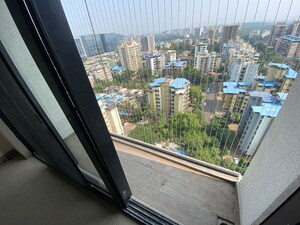 Balcony in 3.5 BHK Apartment at Seawoods Sector 40 – for Sale