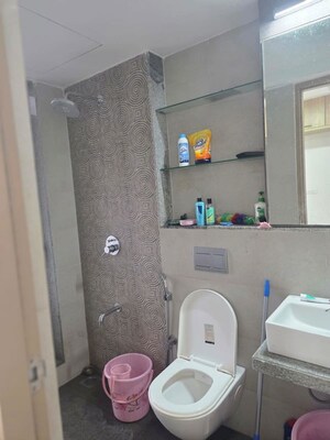 Bathroom in 1 BHK Apartment at Lodha Upper Thane, Anjur – for Rent