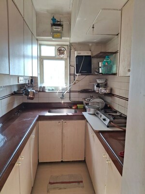 Kitchen in 1.5 BHK Apartment at Mount Marry Apartments, Bandra West – for Rent