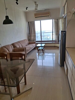 Living Room in 1.5 BHK Apartment at Mount Marry Apartments, Bandra West – for Rent
