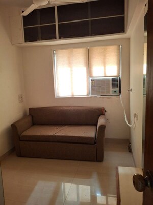 Living Room in 1.5 BHK Apartment at Mount Marry Apartments, Bandra West – for Rent