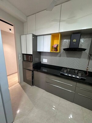 Kitchen in 2 BHK Apartment at L&T Crescent Bay T2, Parel – for Sale