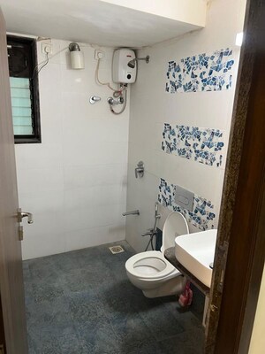 Bathroom in 2 BHK Apartment at Harmony CHS Goregaon East, Goregaon East – for Rent