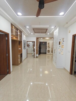 Building Lobby in 3 BHK Apartment at Aurobindo The Regent, Kondapur – for Rent