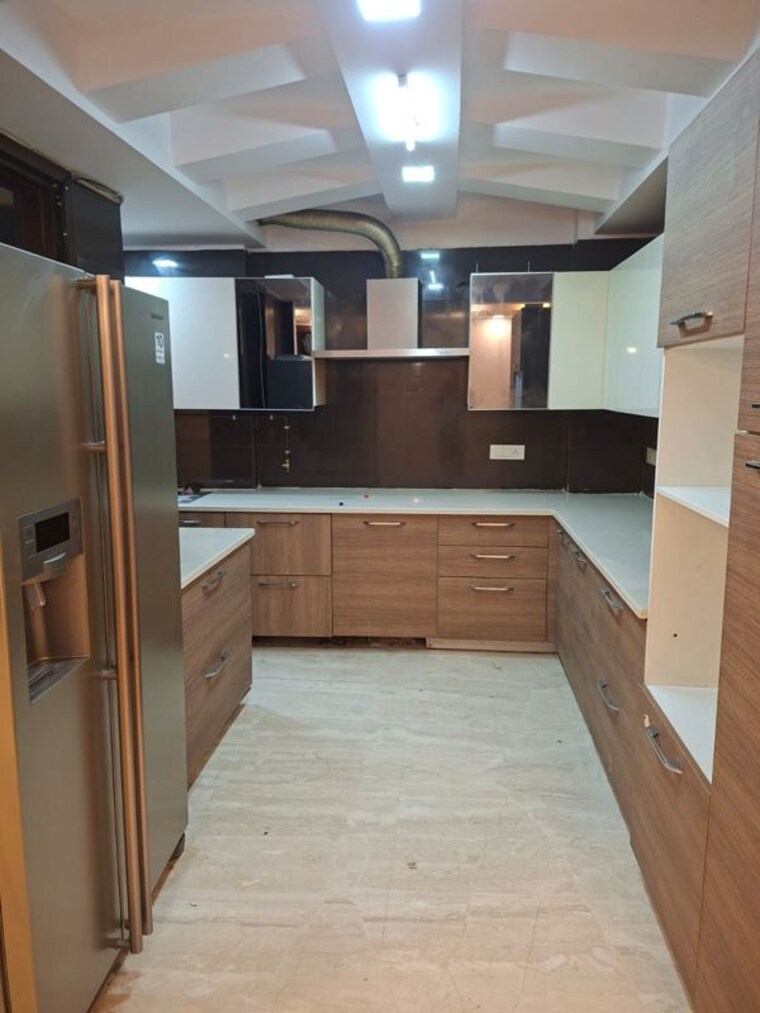 Kitchen, lajpat nagar 4 3 Bedroom 1800 Sq.Ft. Builder Floor In Lajpat Nagar 4 Delhi 10773640
