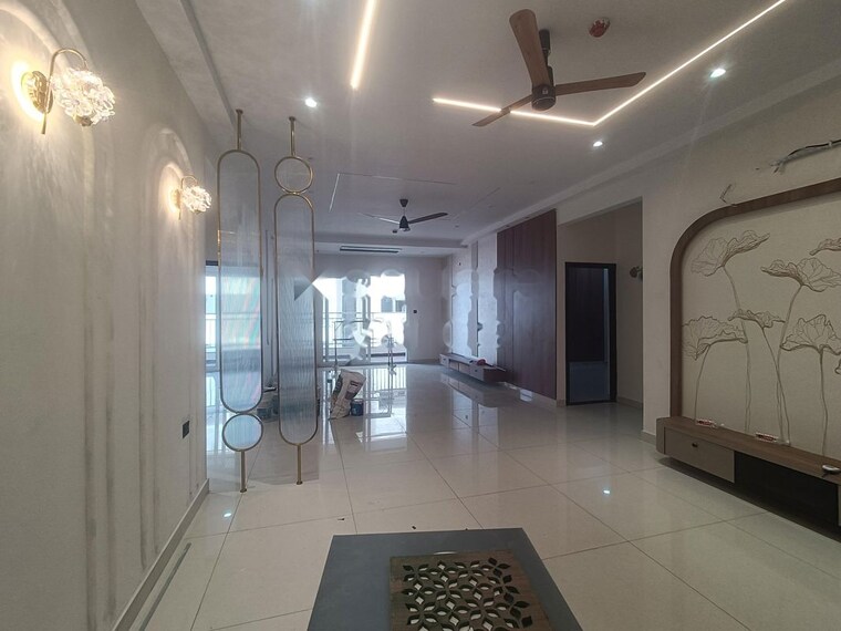 Living Room, candeur-crescent 3 Bedroom 3300 Sq.Ft. Apartment In Serilingampally Hyderabad 10773674