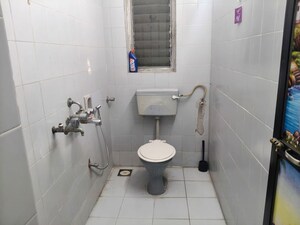 Bathroom in 2 BHK Apartment at Shailesh Tower Nerul, Nerul Sector 19a – for Rent