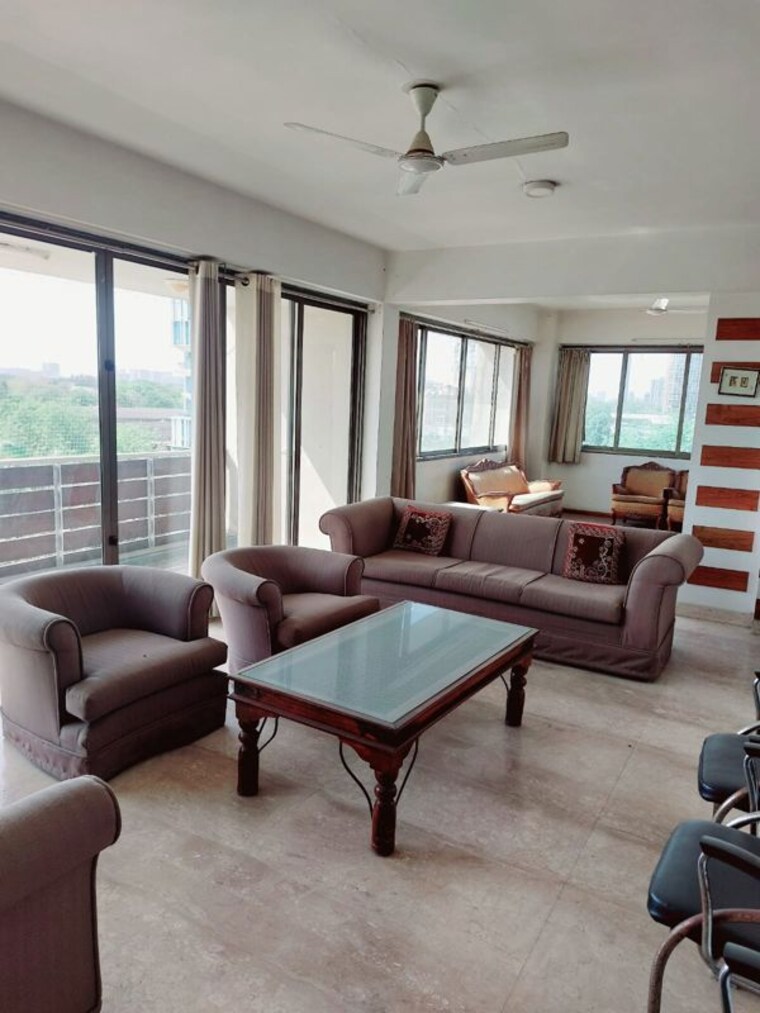Living Room, prahlad nagar 4 Bedroom 3400 Sq.Ft. Apartment In Prahlad Nagar Ahmedabad 10773933