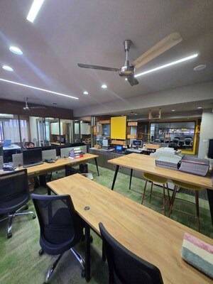 Team Area in  Office Space at Binori B Square 3, Bodakdev – for Rent