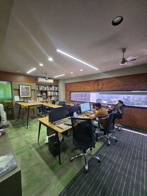 Team Area in  Office Space at Binori B Square 3, Bodakdev – for Rent