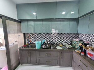 Kitchen in 3 BHK Apartment at Bramhacorp The Collection, Kalyani Nagar – for Rent