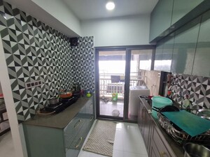 Kitchen in 3 BHK Apartment at Bramhacorp The Collection, Kalyani Nagar – for Rent
