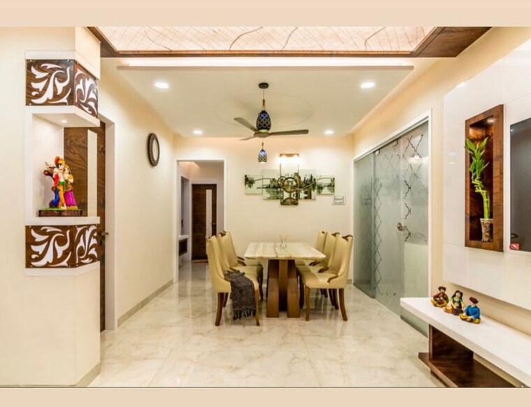 Living Room, goodwill-paradise 3 Bedroom 1750 Sq.Ft. Apartment In Kharghar Navi Mumbai 10774003