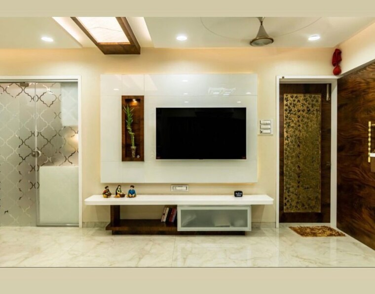 Living Room, goodwill-paradise 3 Bedroom 1750 Sq.Ft. Apartment In Kharghar Navi Mumbai 10774003
