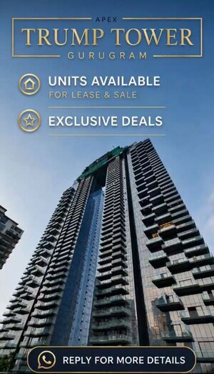 3.5 BHK Apartment – Exterior View View at M3M Heights, Sector 65 - for Rent