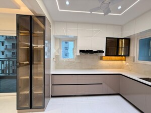 Kitchen in 3 BHK Apartment at Aparna Sarovar Zicon, Nallagandla – for Rent