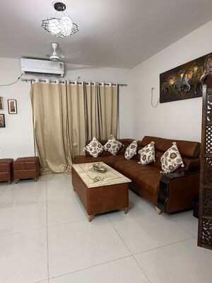Living Room in 3 BHK Apartment at Eldeco Live By The Greens, Sector 150 – for Rent