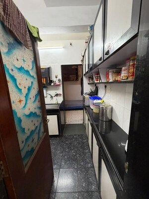 Kitchen in 1 BHK Apartment at Mohini Mansion Colaba, Colaba – for Rent