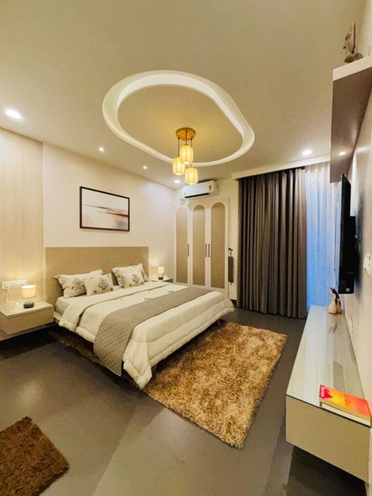 Bedroom, motia-blue-ridge 3 Bedroom 200 Sq.Yd. Apartment In Dhakoli Zirakpur 10774267