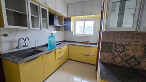 Kitchen in 3 BHK Apartment at Bricks Cyberwoods, Osman Nagar – for Rent