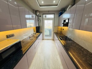 Kitchen in 3 BHK Builder Floor at Sector 57 – for Sale