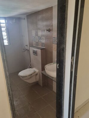 Bathroom in 2 BHK Apartment at Jangid Galaxy, Ghodbunder Road – for Rent