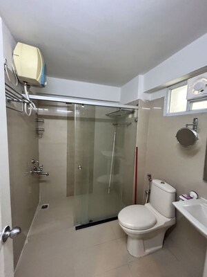 Bathroom in 4 BHK Apartment at Niharika Signature, Gachibowli – for Rent