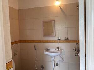 Bathroom in 3 BHK Apartment at Pentagon Fortune East, Kharadi – for Rent