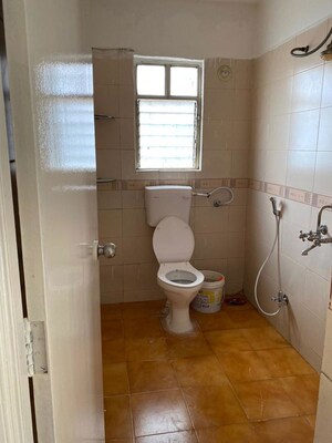 Bathroom in 3 BHK Apartment at Pentagon Fortune East, Kharadi – for Rent