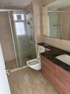 Bathroom in 3 BHK Apartment at DLF Park Place, Sector 54 – for Rent
