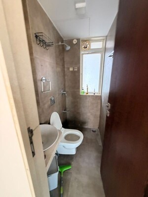 Bathroom in 2 BHK Apartment at JP Unity Tower, Lower Parel – for Rent