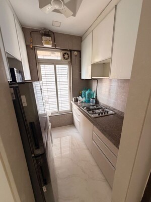 Kitchen in 2 BHK Apartment at JP Unity Tower, Lower Parel – for Rent