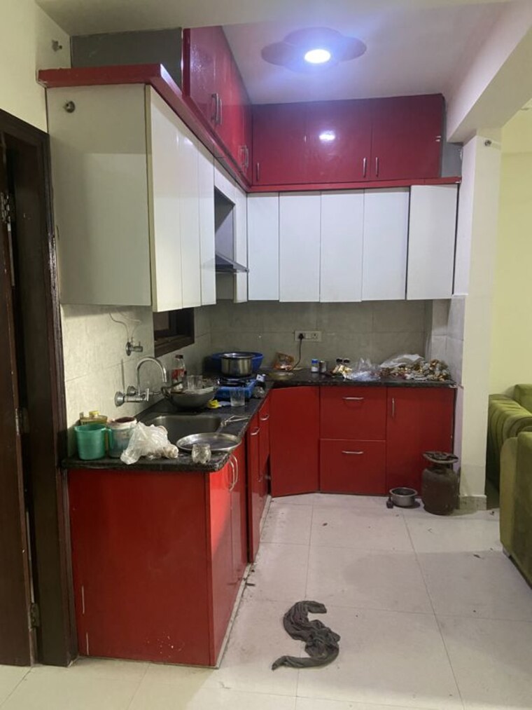 Kitchen, dharam colony 2 Bedroom 800 Sq.Ft. Builder Floor In Dharam Colony Gurgaon 10774444