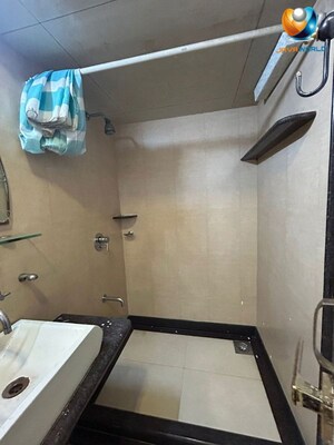 Bathroom in 3 BHK Apartment at Dheeraj Dhan, Bandra West – for Sale