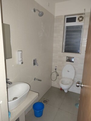 Bathroom in 2 BHK Apartment at Mahaavir Exotique, Kharghar – for Rent