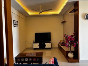 Living Room in 2 BHK Apartment at Monarch Aqua, Kr Puram – for Rent