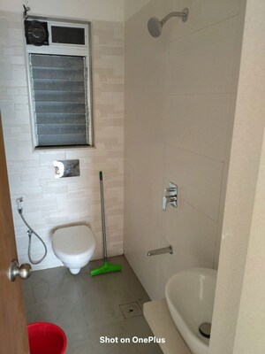 Bathroom in 2 BHK Apartment at Mahaavir Exotique, Kharghar – for Rent