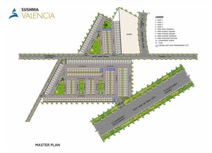 Master Plan in 3 BHK Apartment at Sushma Valencia, International Airport Road – for Sale