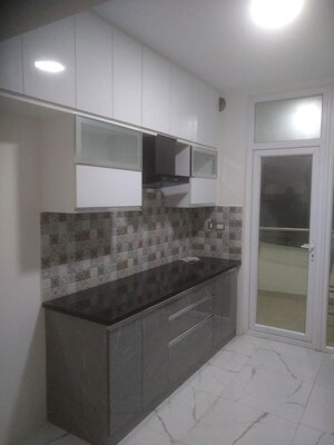 Kitchen in 3 BHK Apartment at Mantri Lithos, Thanisandra – for Rent