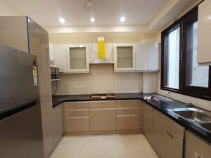 Kitchen in 3 BHK Builder Floor at Greater Kailash I – for Rent
