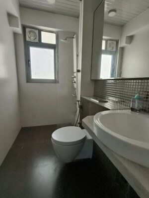 Bathroom in 3.5 BHK Apartment at Radius Imperial Heights, Goregaon West – for Rent